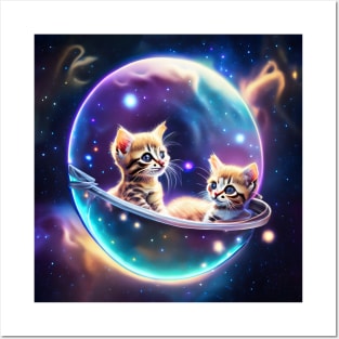 Space Cats 34 Posters and Art